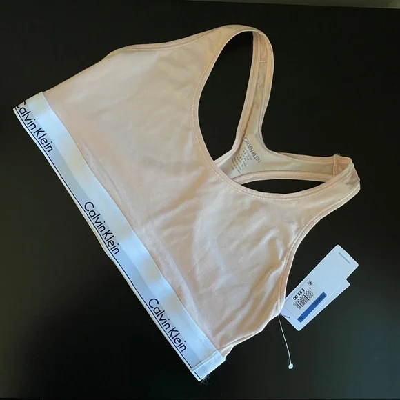 🌱 Calvin Klein Modern Cotton Unlined Bralette - Picture 3 of 8